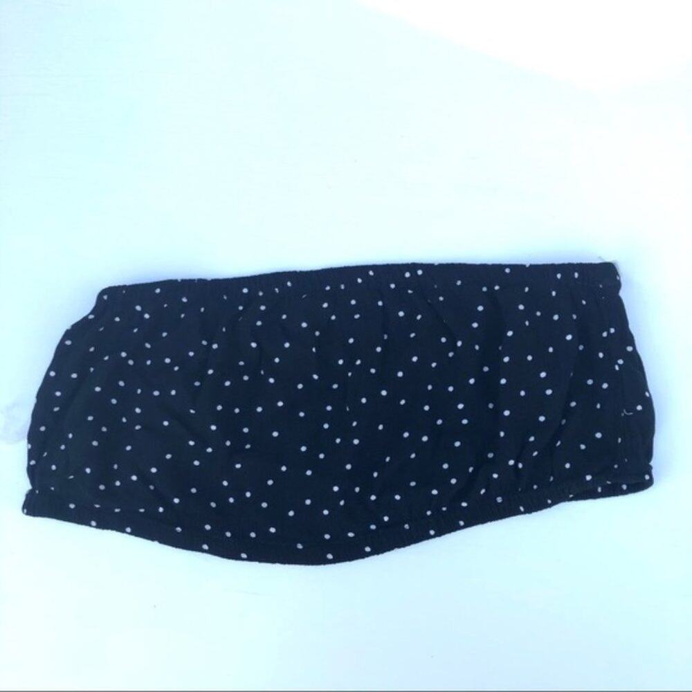 American Eagle  Polka Dot Retro Style 90s Y2K Crop Bandeau Tube Top